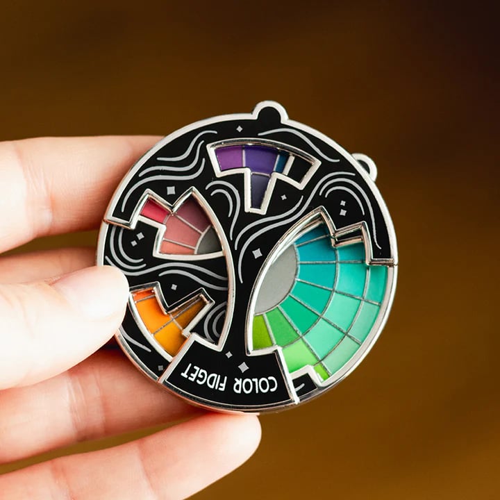🌈Color Fidget Enamel Pin(✨A Wheel Of Twenty Hues)