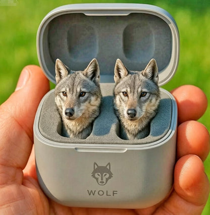 Cute Animal Shaped Bluetooth Earbuds-3D Stereo Animal Design | Wireless Earphones with Cartoon Charging Case