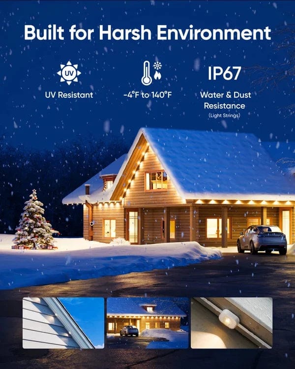 Glizm Outdoor Holiday Lighting 12$ TODAY ONLY
