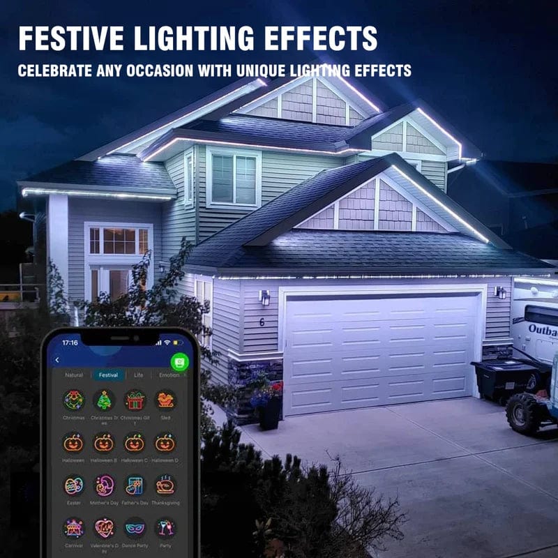 Glizm Outdoor Holiday Lighting 12$ TODAY ONLY