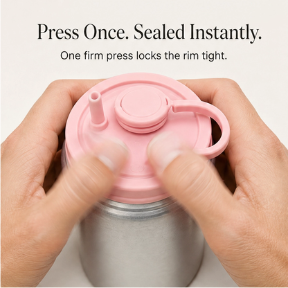 Maviglow™ – Spill-Proof Silicone Can Lid with Built-In Straw