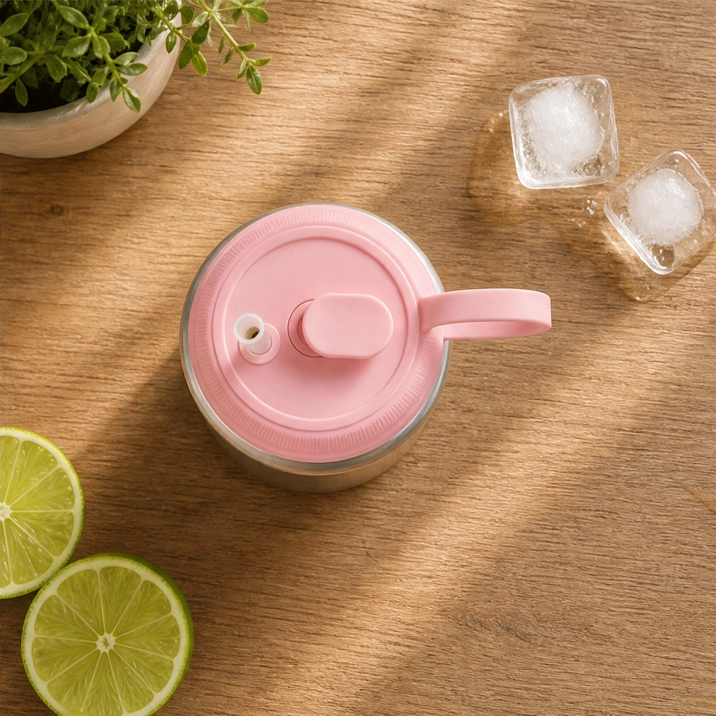 Maviglow™ – Spill-Proof Silicone Can Lid with Built-In Straw