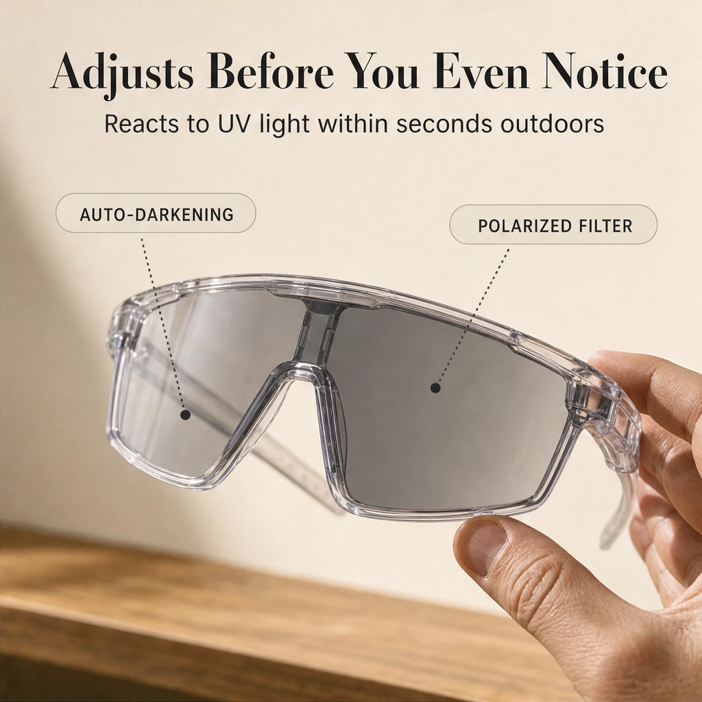 Maviglow™ – UV400 Photochromic Polarized Sport Sunglasses 