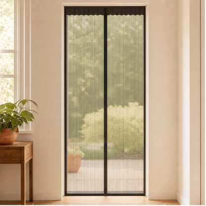 Maviglow™ – Hands-Free Magnetic Screen Door with Heavy-Duty Mesh & Auto-Close Magnets 