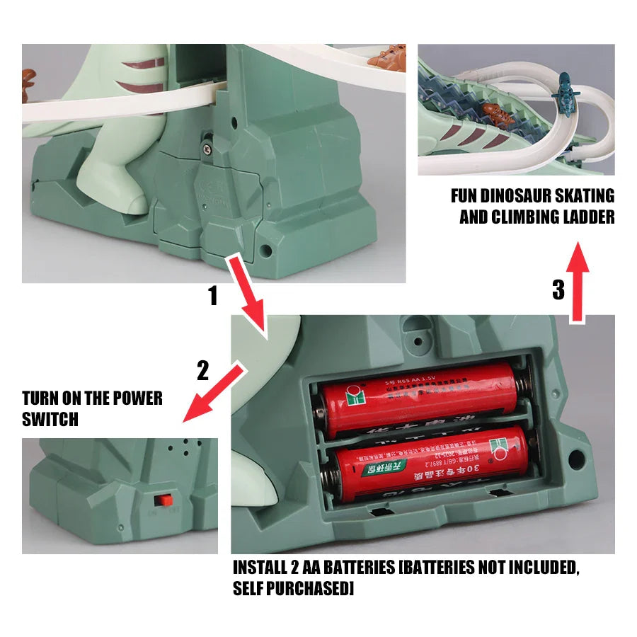 Dino Adventure Slide Set