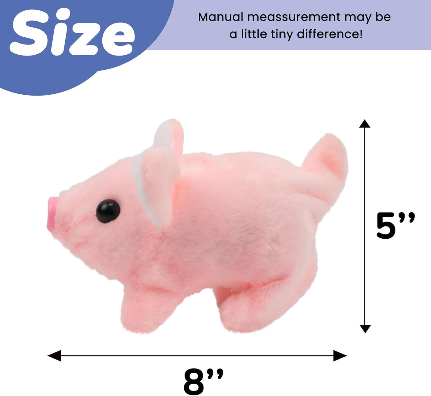 🔥LAST DAY 49% OFF 🎅Christmas Special Offer-Original Electric Pig Realistic Toy-🎁The finest gift