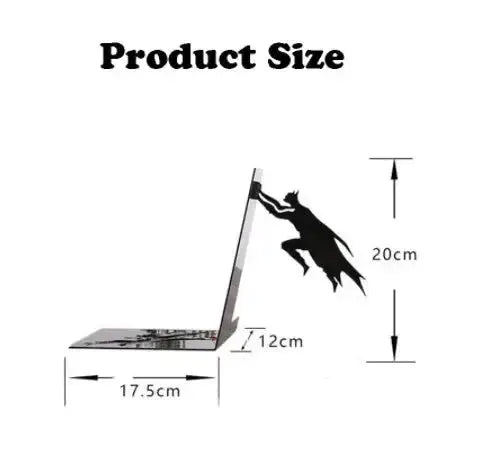 Superhero Bookend Figurines – Stylish Metal Support for Your Bookshelf AVOXZY