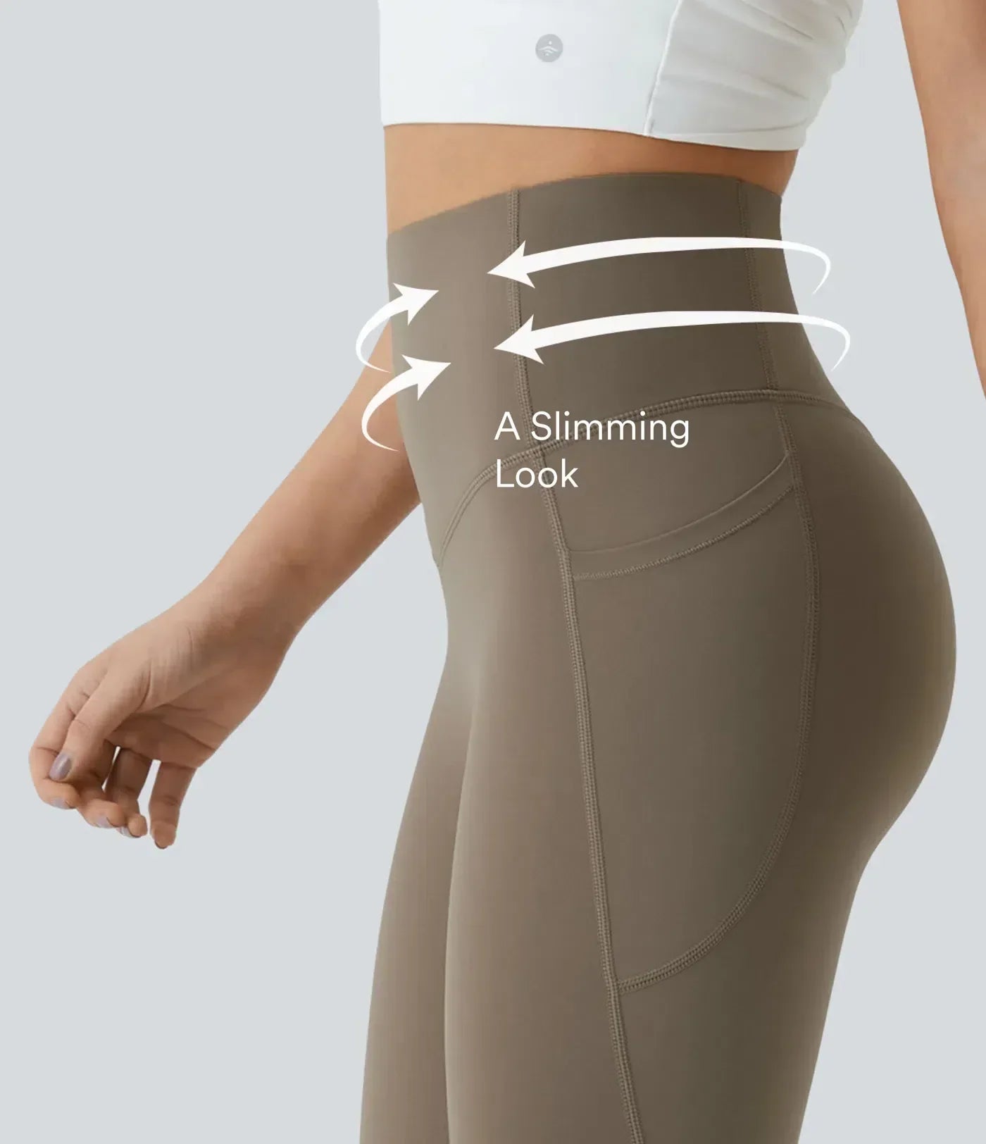 💥【Official Store】Alisanda® High Waisted Waist Shaping Pocket Shaping Training Leggings-cs