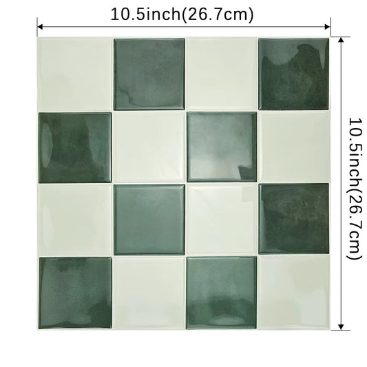 3D Square Peel and Stick Wall Tile (10 PCS)