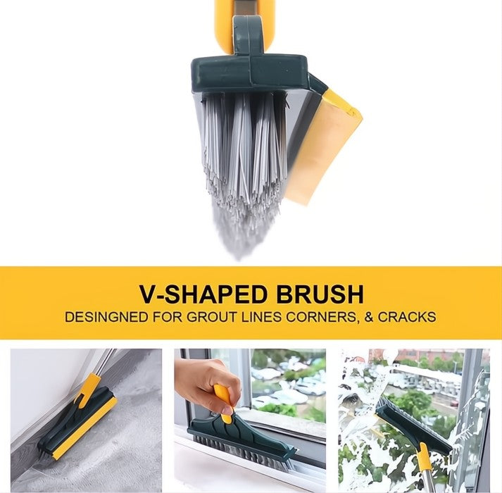 2-in-1 Floor Brush – Deep Cleaning for Corners & Joints
