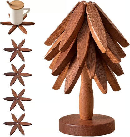 Artistic Walnut Tree Table Mat