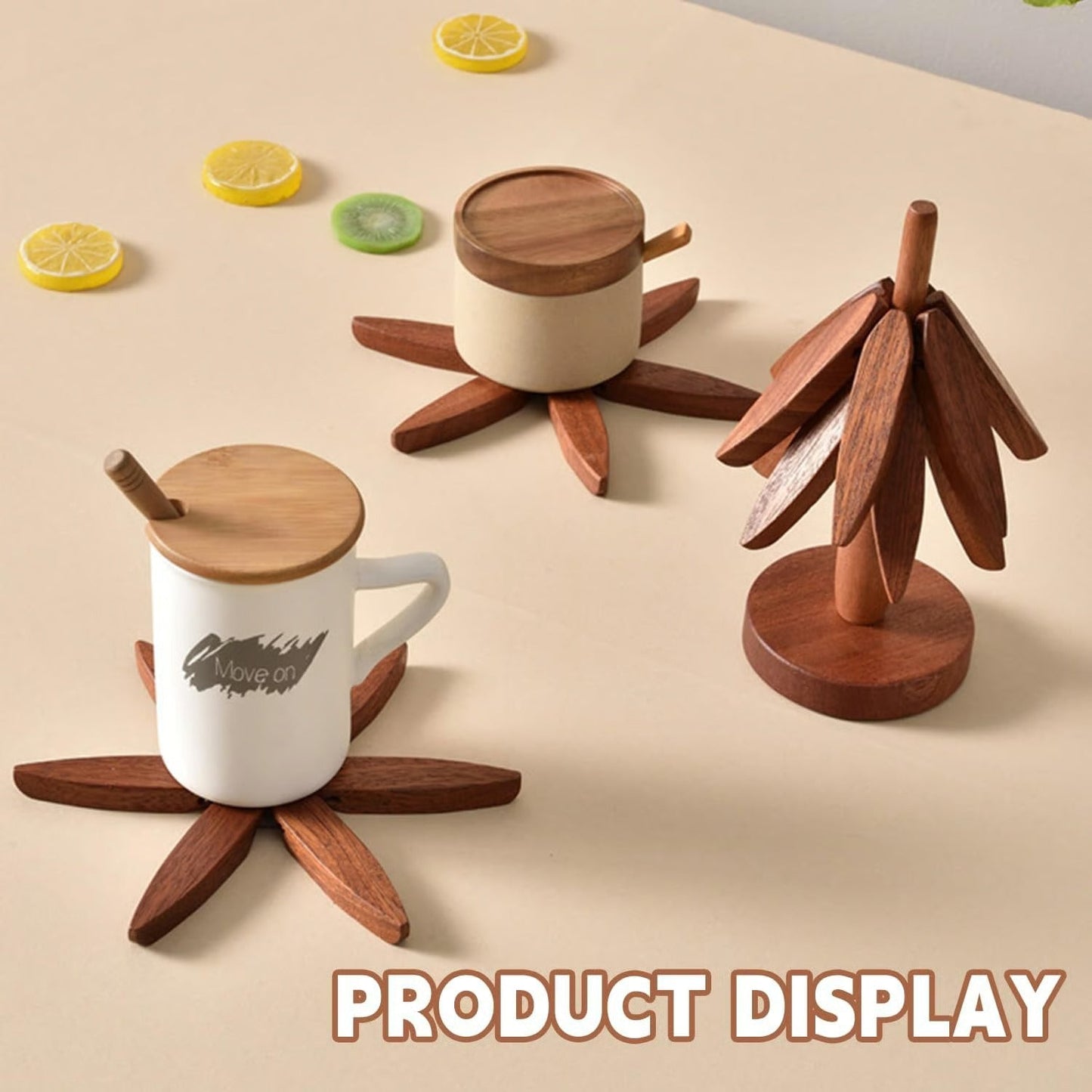 Artistic Walnut Tree Table Mat