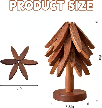 Artistic Walnut Tree Table Mat