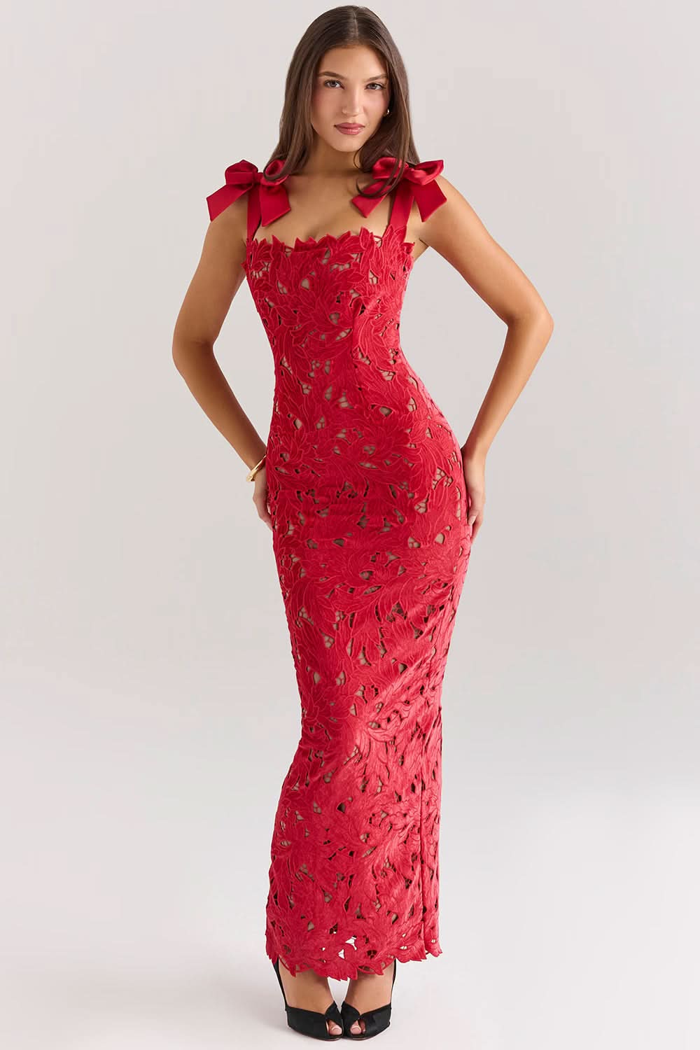 Milena Maxi Dress - Red