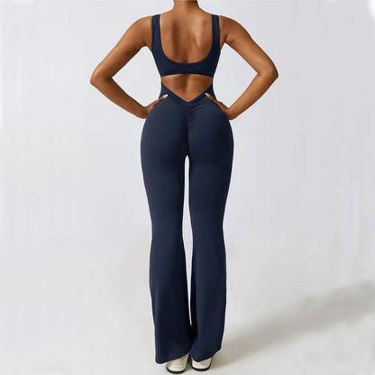 The AuraFlow Backless Jumpsuit - Full Freedom, Sculpted Silhouette + 50% OFF
