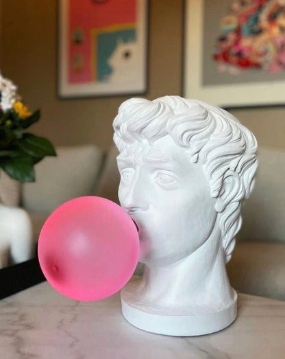 Naughty David Popping Gum Modern Designer Table Lamp - Cute Funny Decorative Bedside Lamp - Naughty David Popping Gum Table Lamp - INSPECIAL HOME