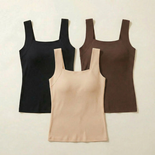 Veluna™ – Sleeveless Tank Top with Built in Support