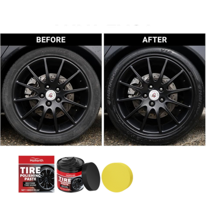 TireShine™ BlackRevive - Deep Gloss Long-Lasting Tire Polish (100g)