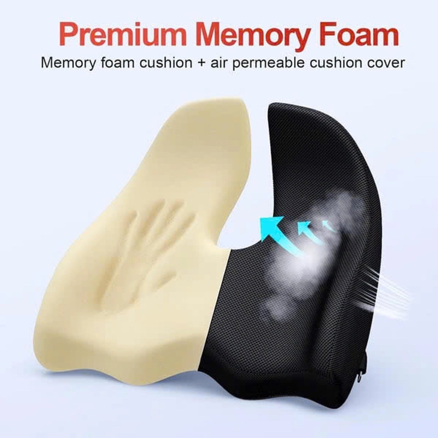 Premium foam seat cushion