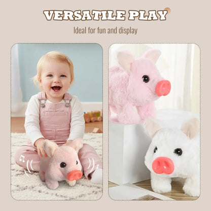 🔥LAST DAY 49% OFF 🎅Christmas Special Offer-Original Electric Pig Realistic Toy-🎁The finest gift