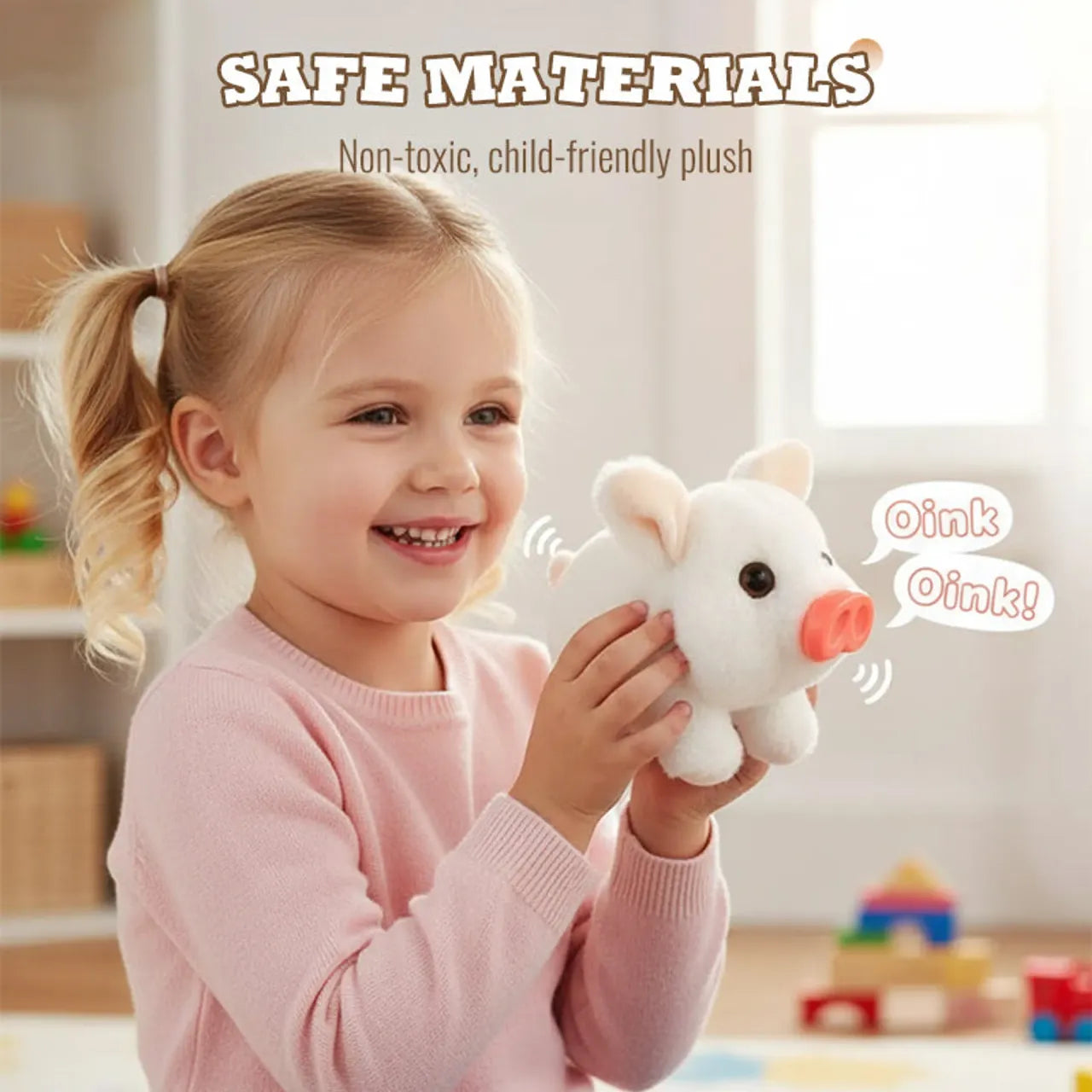 🔥LAST DAY 49% OFF 🎅Christmas Special Offer-Original Electric Pig Realistic Toy-🎁The finest gift