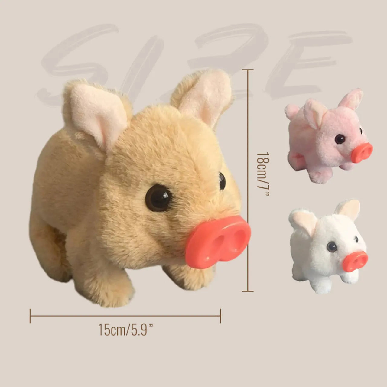 🔥LAST DAY 49% OFF 🎅Christmas Special Offer-Original Electric Pig Realistic Toy-🎁The finest gift