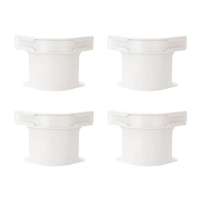 SearchFindOrder White 4pcs Heavy Duty Bed Sheet Corner Clips