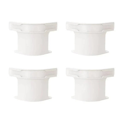 SearchFindOrder White 4pcs Heavy Duty Bed Sheet Corner Clips