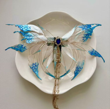 Electric Butterfly Wings Hairpin