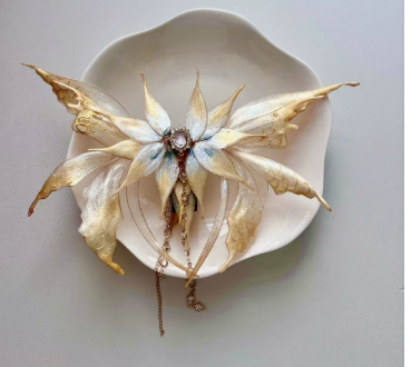 Electric Butterfly Wings Hairpin