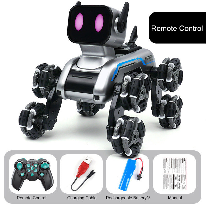 Rylo Stunt Dog Car — Gesture-Controlled Remote Toy with LED Lights
