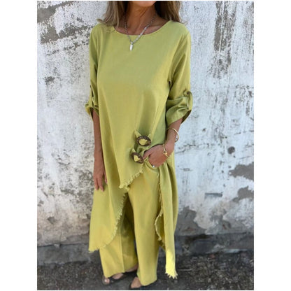🎉2025 Women's Irregular Dress and Loose Fit Pants