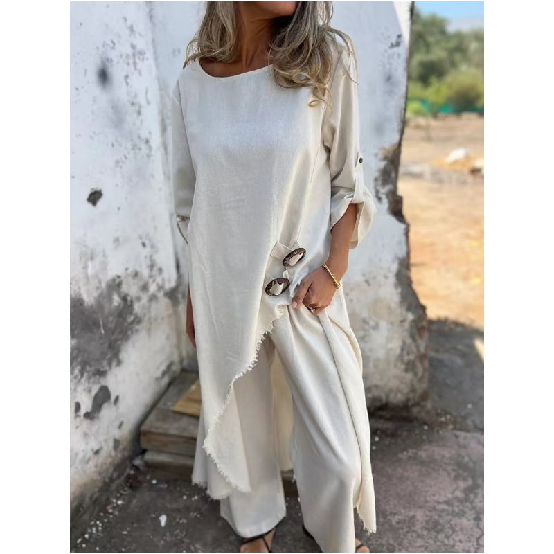 🎉2025 Women's Irregular Dress and Loose Fit Pants