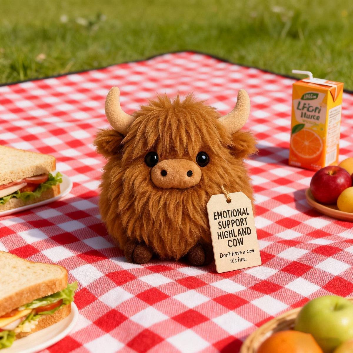 HuggyHorn - Emotional Support Highland Cow