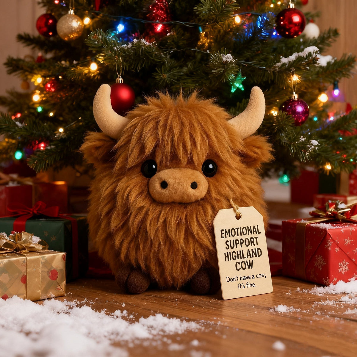 HuggyHorn - Emotional Support Highland Cow