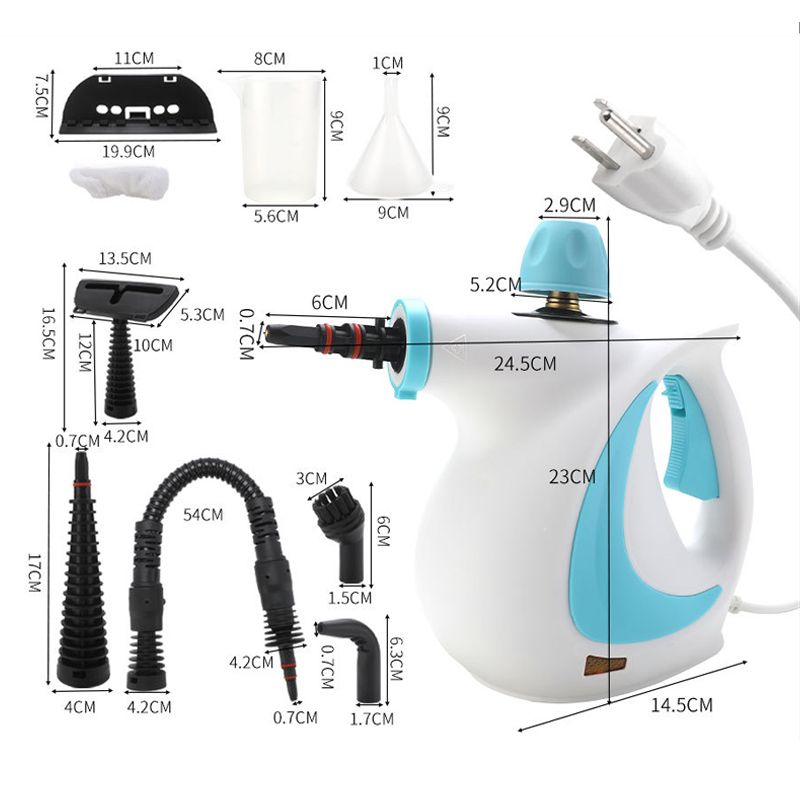 ⏳LAST DAY SALE 50% OFF!!🔥Pressurized Handheld Multi-Surface Natural Steam Cleaner with 12 pcs Accessories