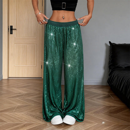 🔥Hot Sale Offers-Women’s Glimtora Wide-Leg Pants with Elastic Waist