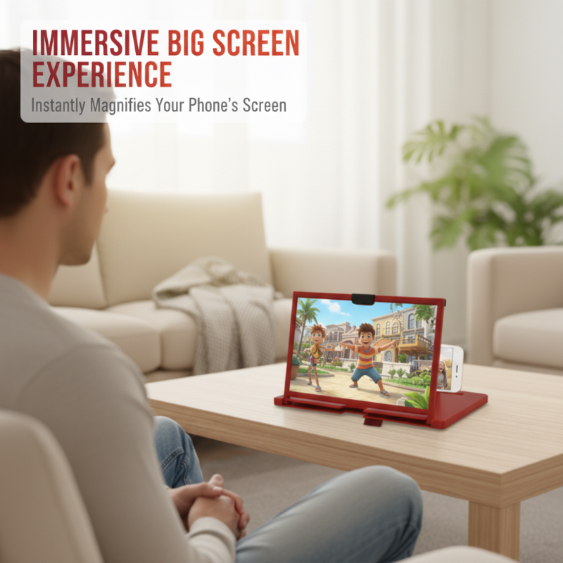  Make Screen “Bigger” | HD Phone Magnifier for Easier Viewing🎬✨