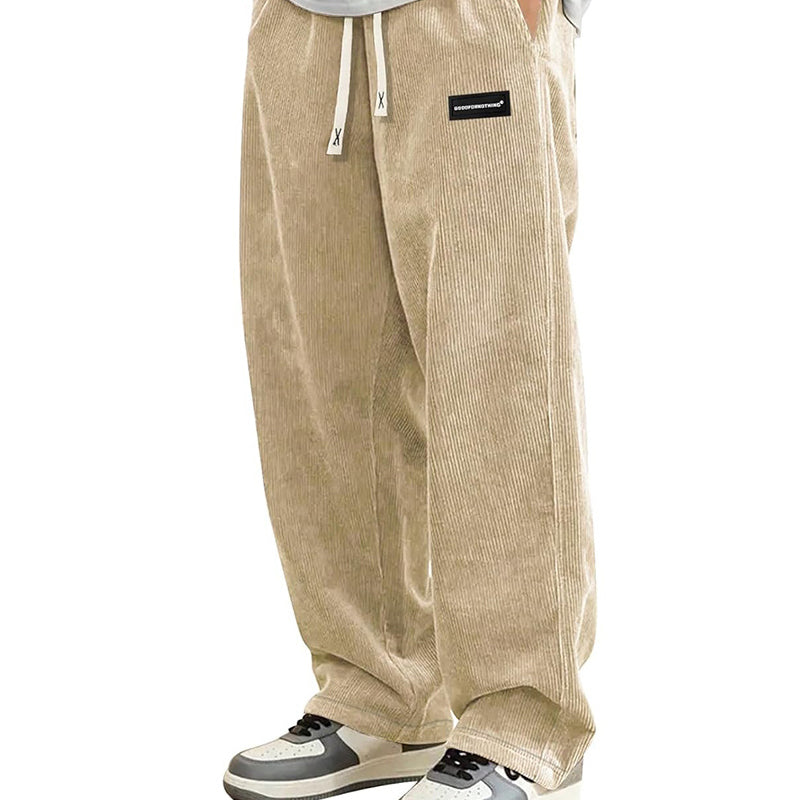 🔥Hot Sale 50% OFF🔥Men's Loose-Fit Drawstring Pants with Pockets