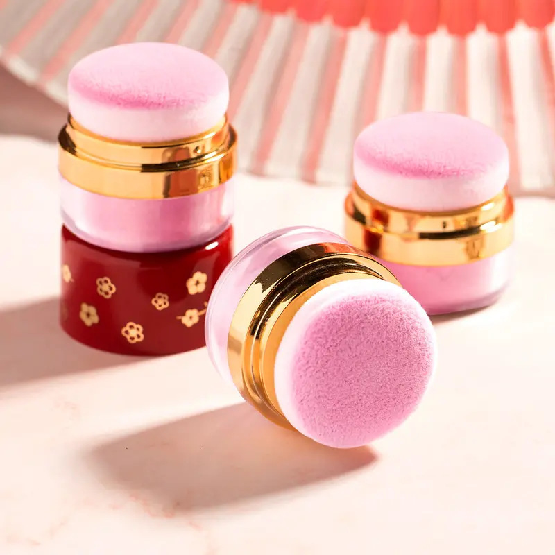 The AuraBlush Puff Stick — Portable Powder with Integrated Applicator + 50% OFF