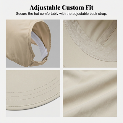 🧢 50% OFF NOW! ☀️ Women's Wide-Brim Sun Hat – UV Protection, Quick-Dry Fabric & Breathable Comfort 🌊