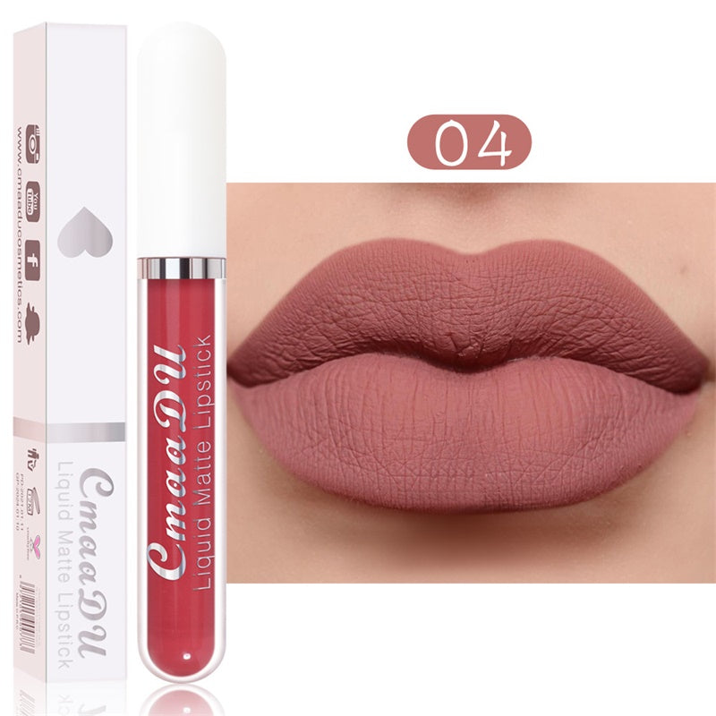 The AuraVelvet Liquid Lipstick Set — 18 Colors of Waterproof Matte Perfection + 50% OFF