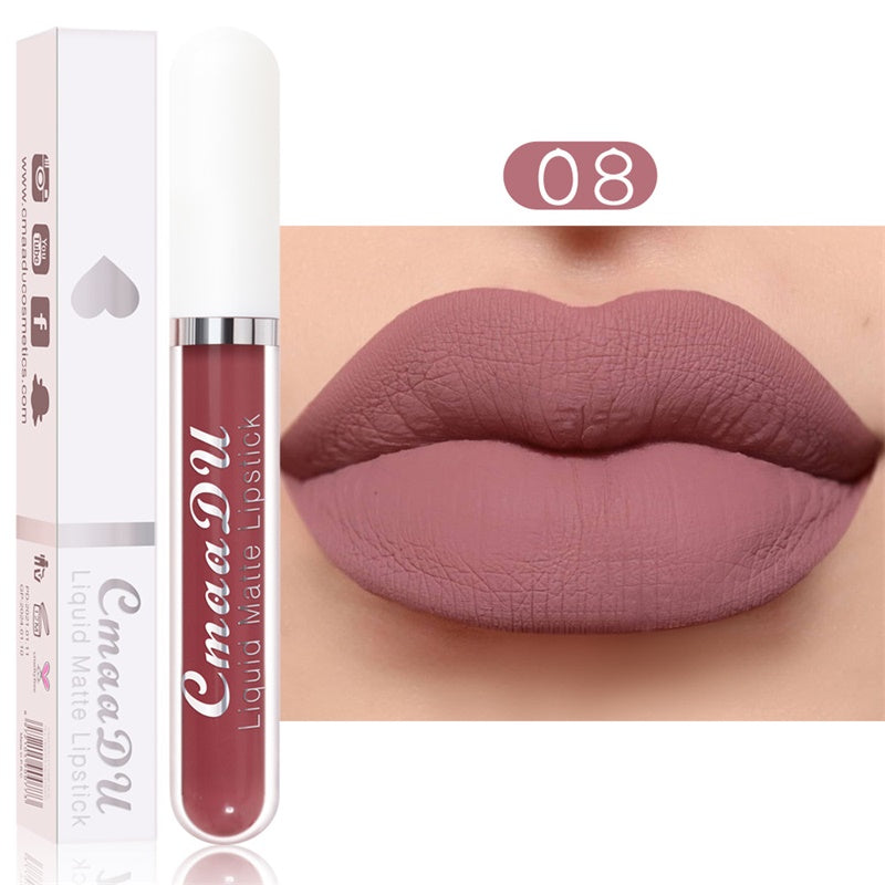The AuraVelvet Liquid Lipstick Set — 18 Colors of Waterproof Matte Perfection + 50% OFF