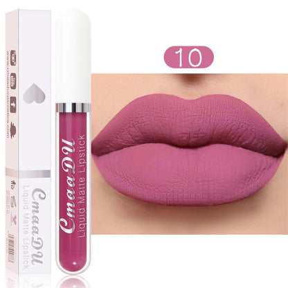 The AuraVelvet Liquid Lipstick Set — 18 Colors of Waterproof Matte Perfection + 50% OFF