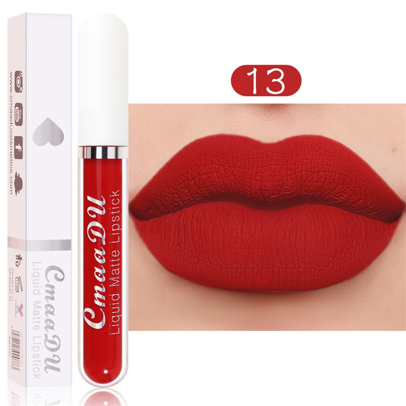 The AuraVelvet Liquid Lipstick Set — 18 Colors of Waterproof Matte Perfection + 50% OFF