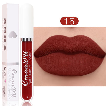 The AuraVelvet Liquid Lipstick Set — 18 Colors of Waterproof Matte Perfection + 50% OFF