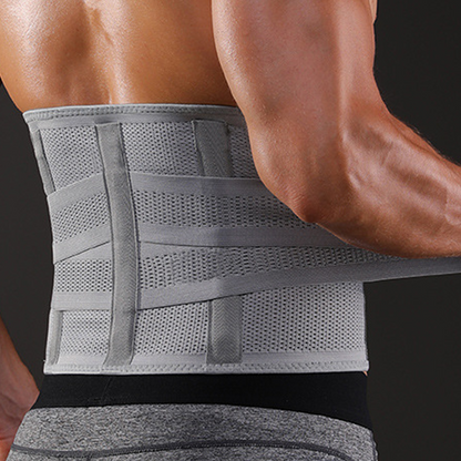 Maviglow™ – Dual-Strap Compression Back Brace with Removable Lumbar Stays 