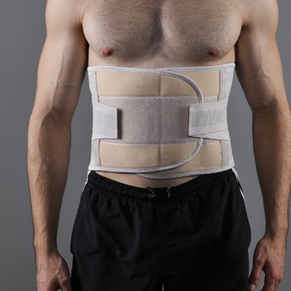Maviglow™ – Dual-Strap Compression Back Brace with Removable Lumbar Stays 