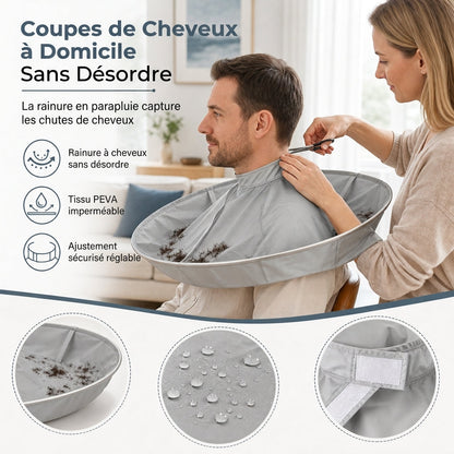 Hair Cutting Cape with Catcher