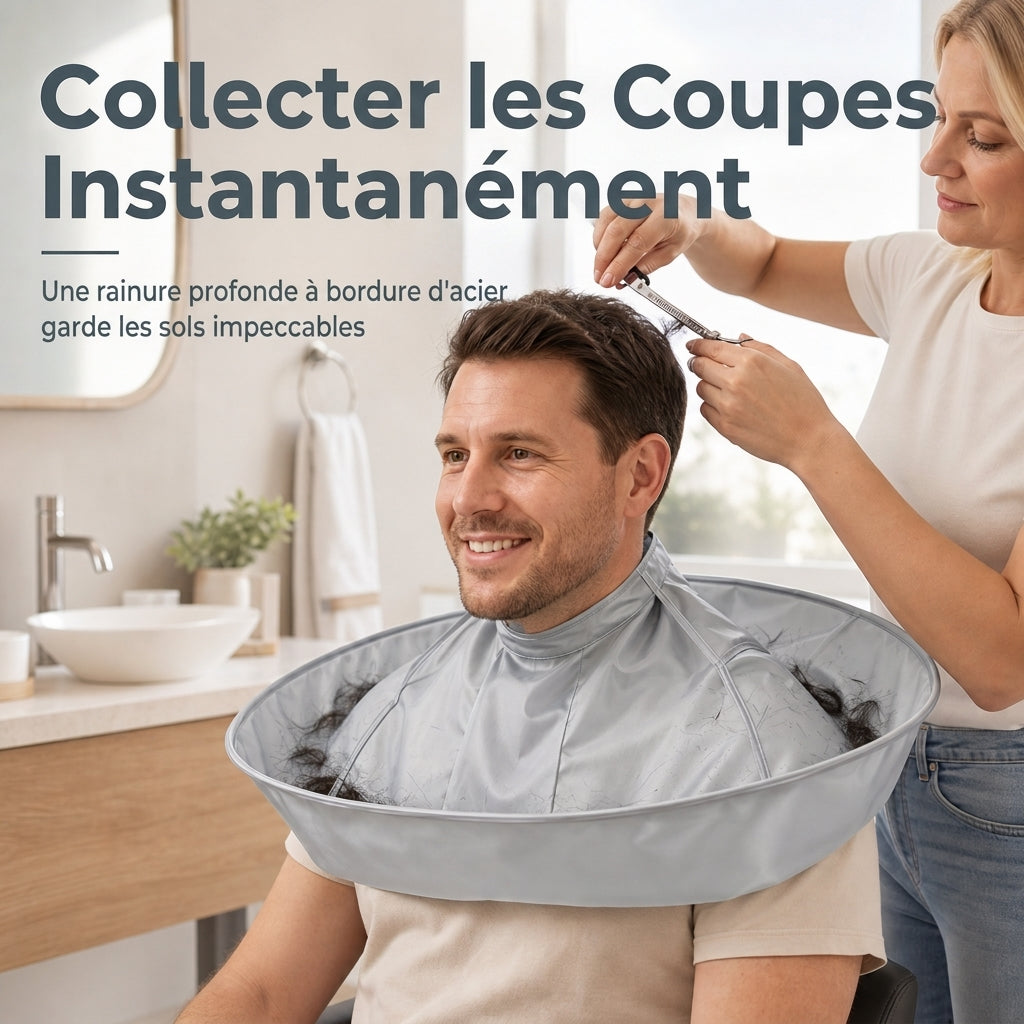 Hair Cutting Cape with Catcher